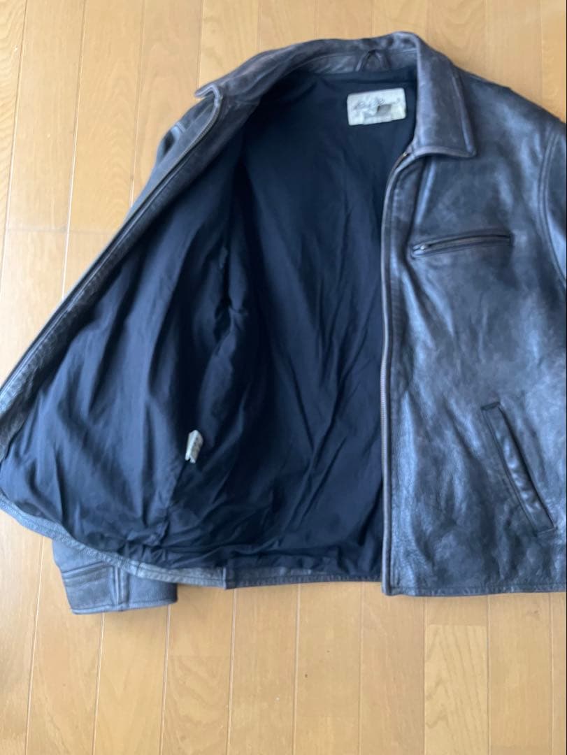 vintage Eddie Bauer エディバウワー 白タグ レザージャケット