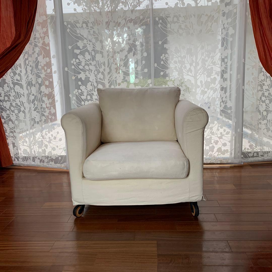 カッシーナ　ドリアン　1人掛けソファ