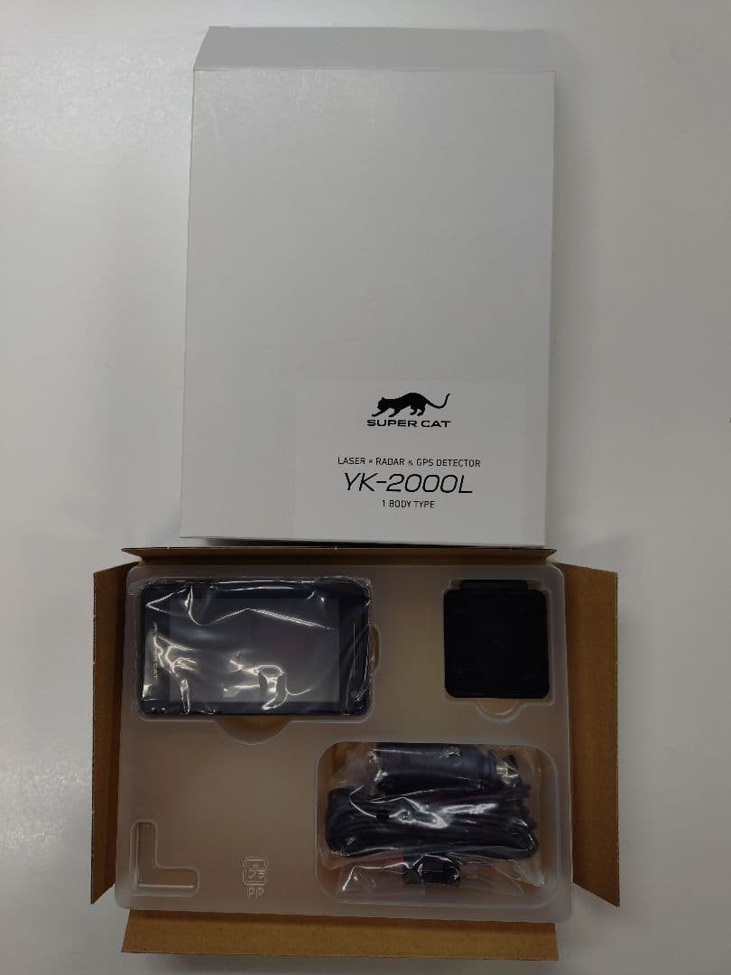 ユピテル　SUPER CAT YK-2000L レーダー探知機本体