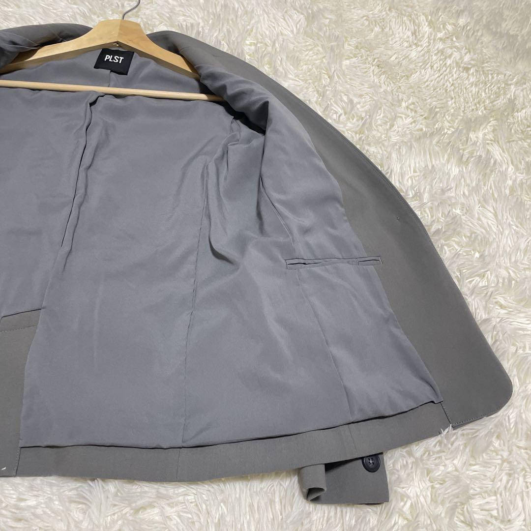 美品 現行品S&XS【PLST ウォームリザーブカラーレスジャケットパンツスーツ