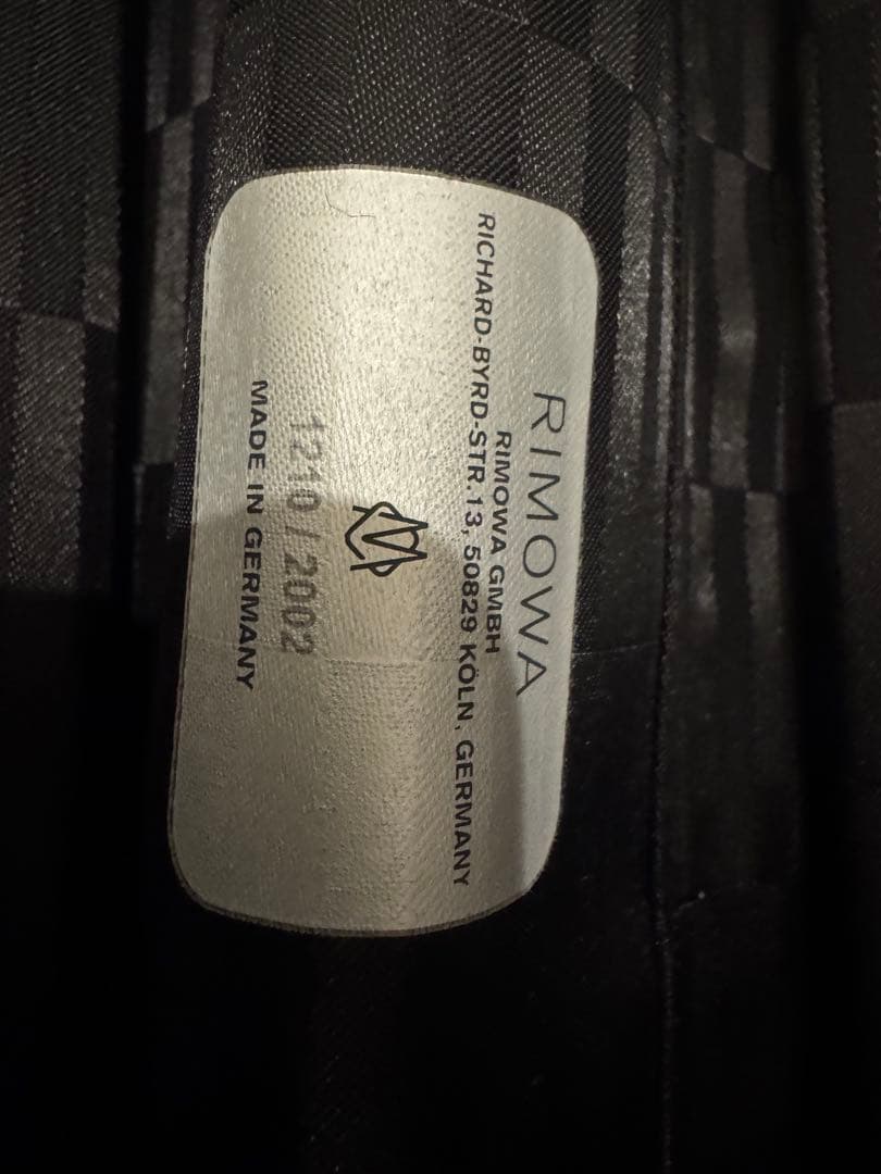 ヒ*ィ様 限定1個1210番 RIMOWA Original Cabin Opt