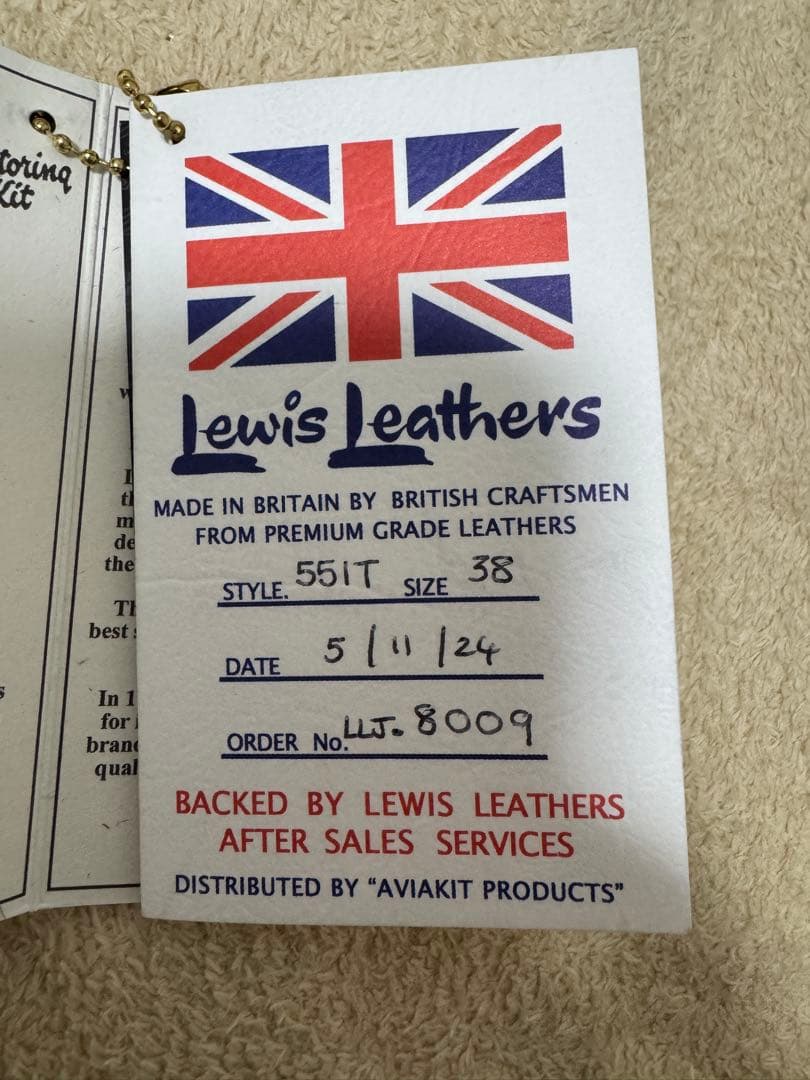 ルイスレザー　ドミネーター タイトフィット　タイプ551 　シープスキン