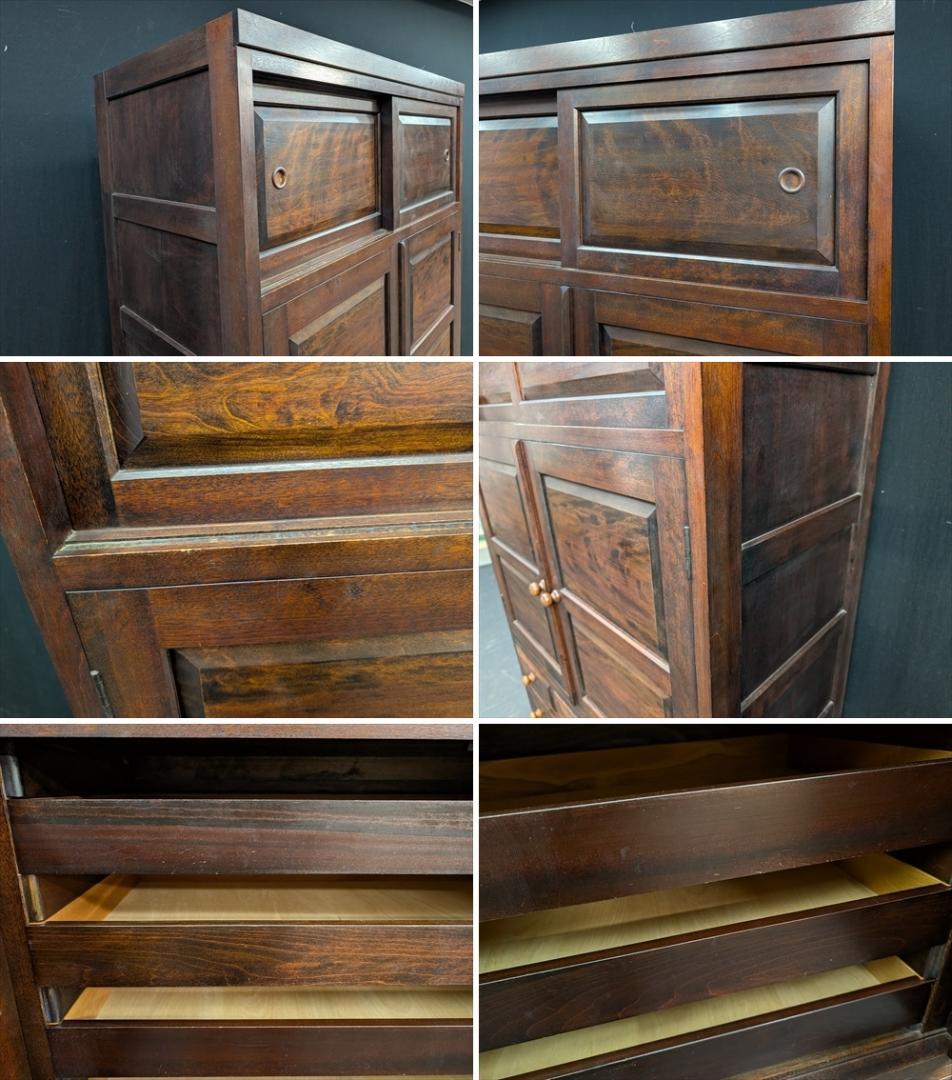 松本民芸家具　水目桜　無垢　和箪笥　着物箪笥　整理箪笥　タンス　箪笥　衣類　民藝