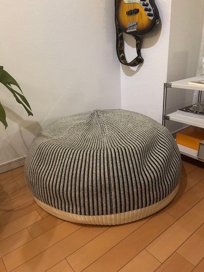 IDEE PUUF イデー　プーフ　White×Black MIX PUUF