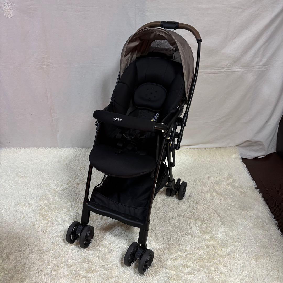 極美品　アップリカ　ベビーカー　カルーンエアメッシュ　両対面　軽量