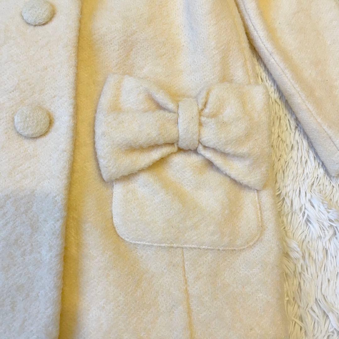 ジャケット・アウター LIZ LISA Cream Ribbon Coat Women Size 0