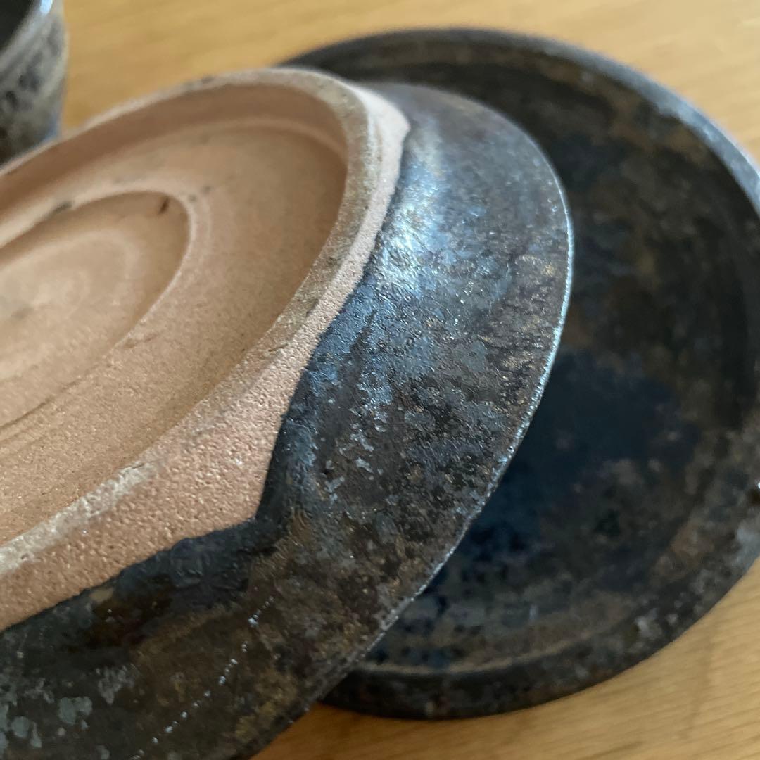 希少　姫野翔太　金彩シリーズ3点セット ケーキ皿　お猪口　ぐい呑み