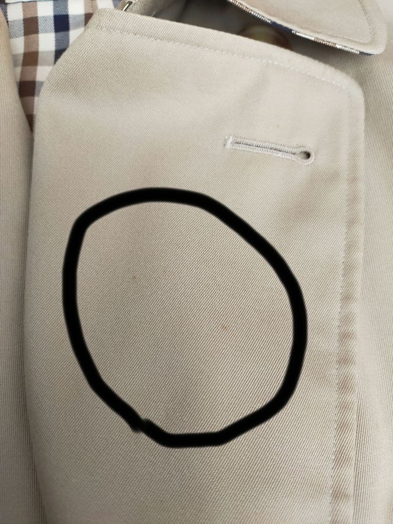 アクアスキュータム トレンチコート　XL