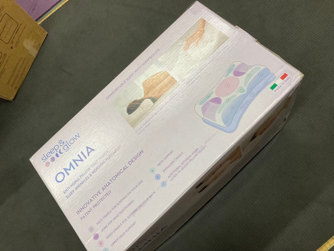 sleep&glow オムニア 枕 Omnia アンチエイジング枕