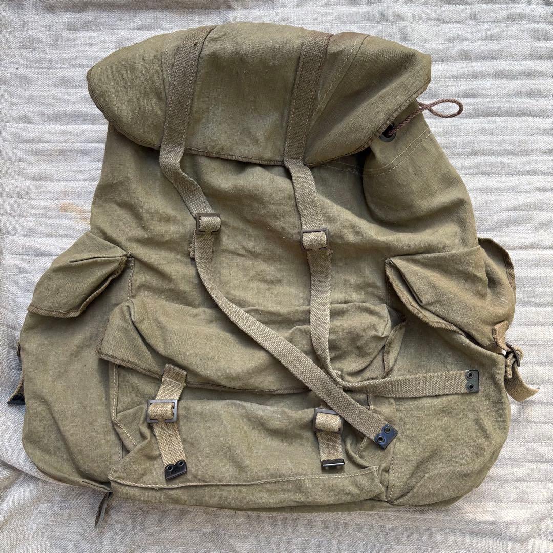 【ww2イギリス軍】【ジャンク】大型リュック×２&フレーム×１　おまけ付き
