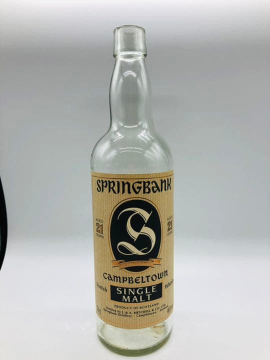 Springbank 21years old Label 空瓶