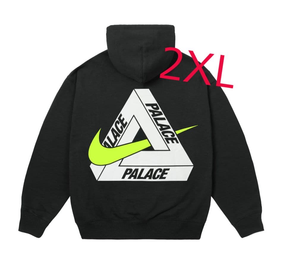 トップス 2XL PALACE NIKE TRI SWOOSH HOOD BLACK