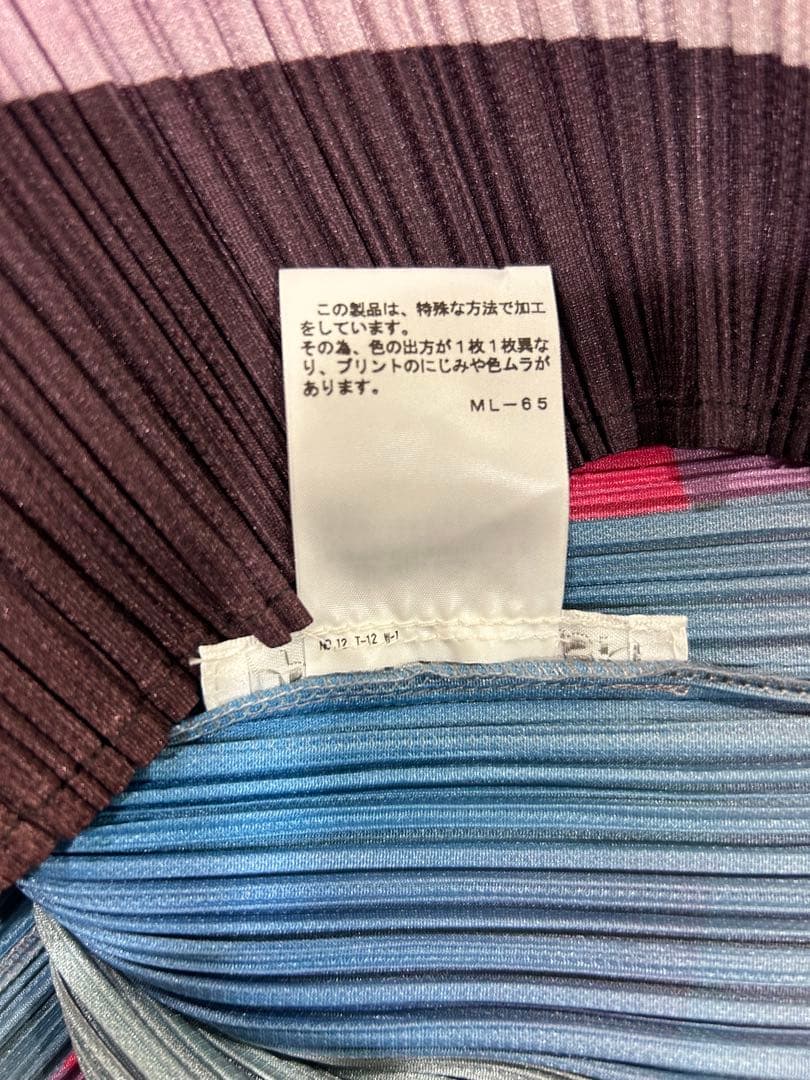 ⭐️本日限定価格⭐️レアなマルチカラープリーツプリーズタグ付き極美品⭐️