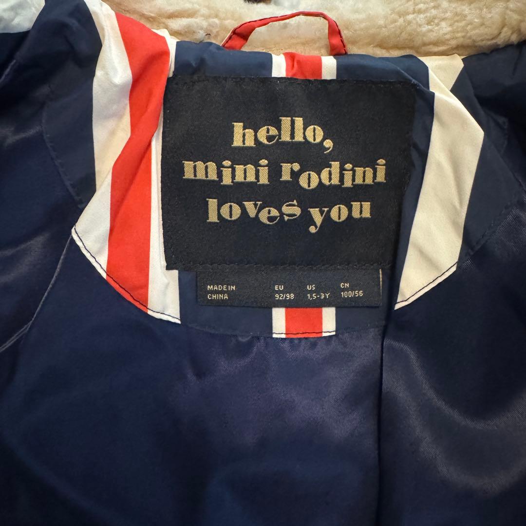 新品未使用！minirodini アウター　ダウン　コート