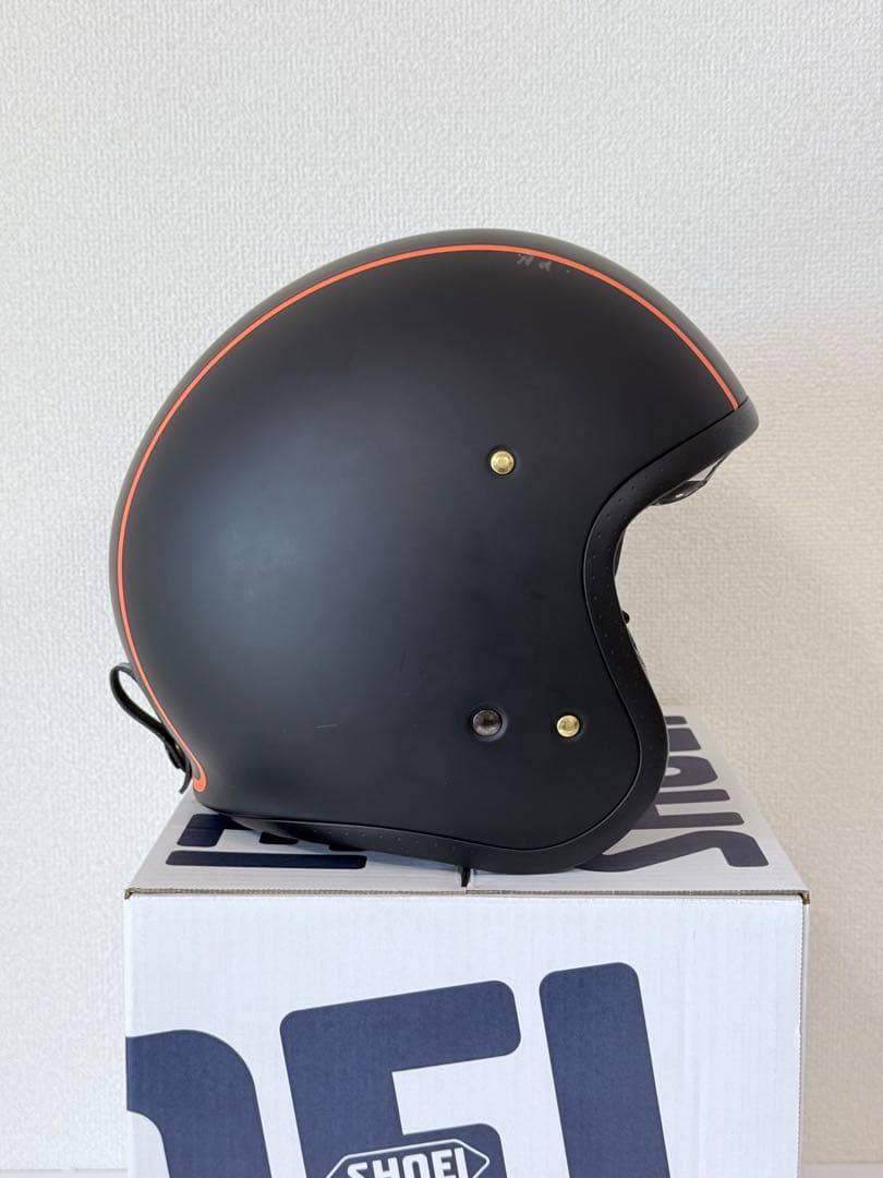 SHOEI J•O キャブレター マットブラック／オレンジ Lサイズ