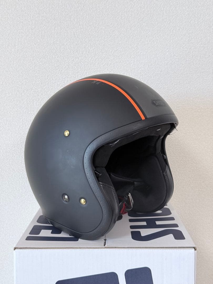 SHOEI J•O キャブレター マットブラック／オレンジ Lサイズ