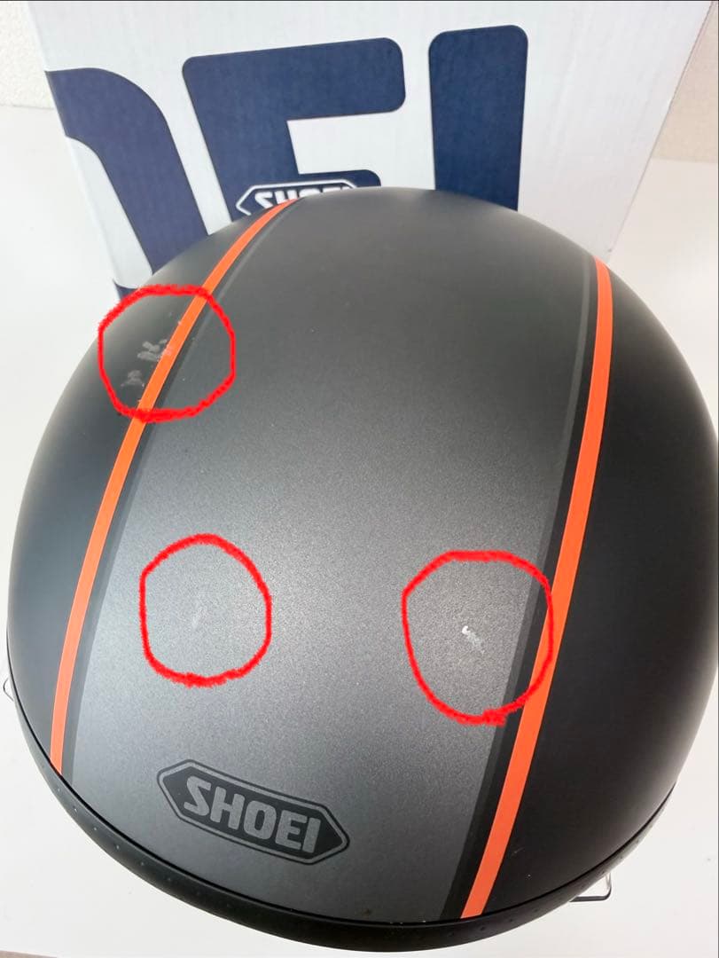 SHOEI J•O キャブレター マットブラック／オレンジ Lサイズ