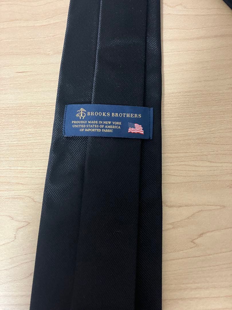 最終価格　ブルックスブラザーズ ブラック ネクタイ シルクタイ 美品