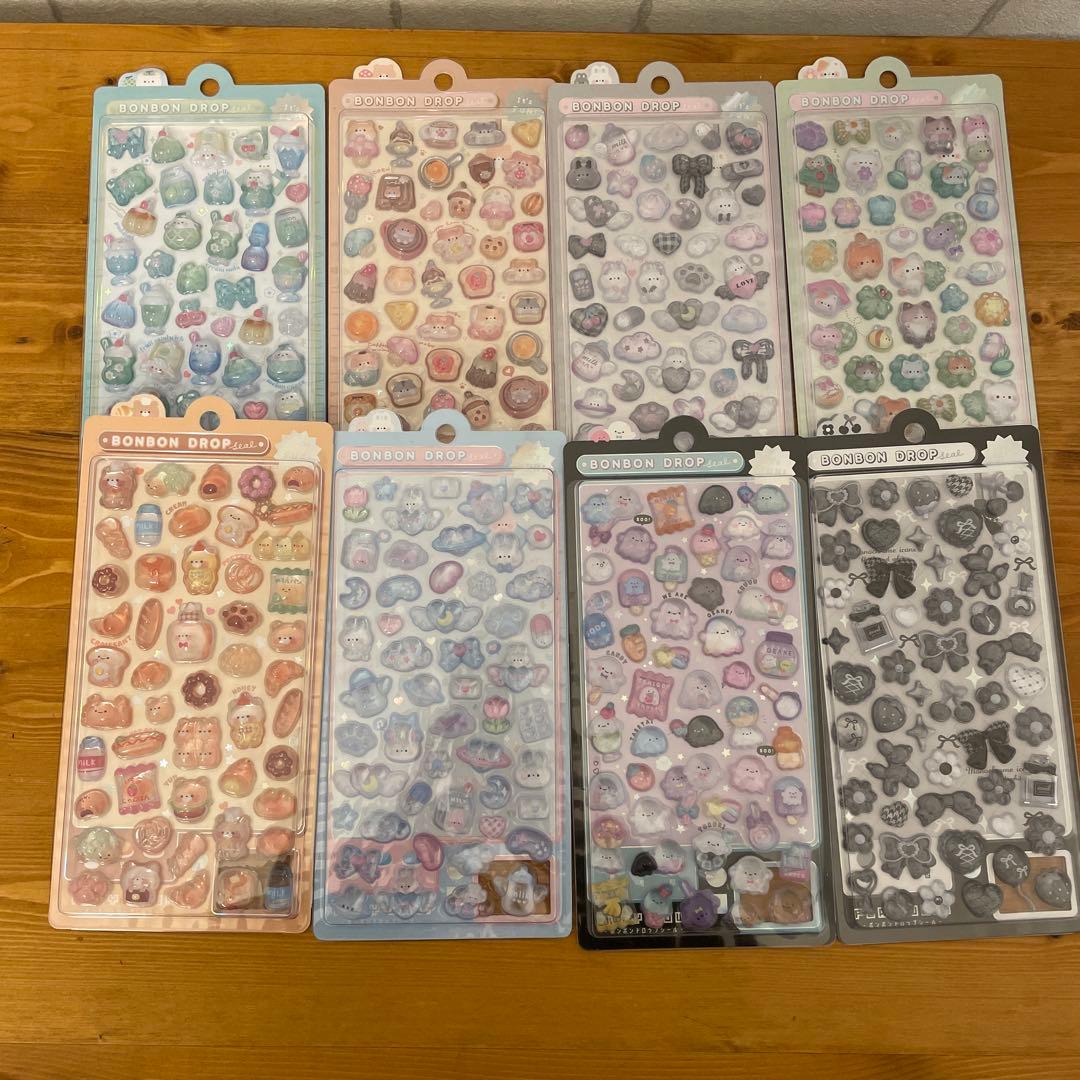 ボンボンドロップシール　正規品　8つセット　BONBON it'sfun!