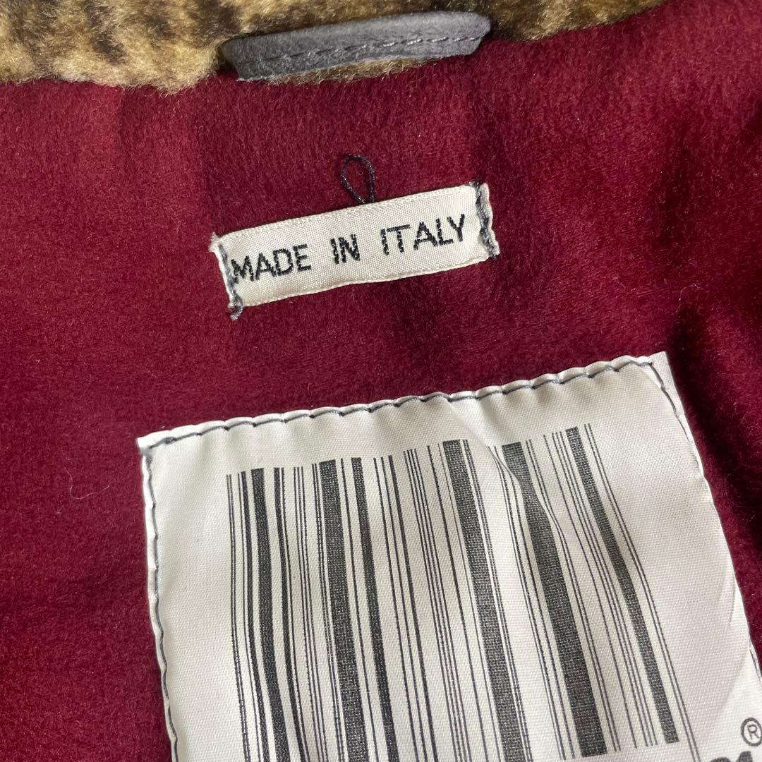 ユーロヴィンテージ　ペッカリー　レザージャケット　ririジップ　イタリア製