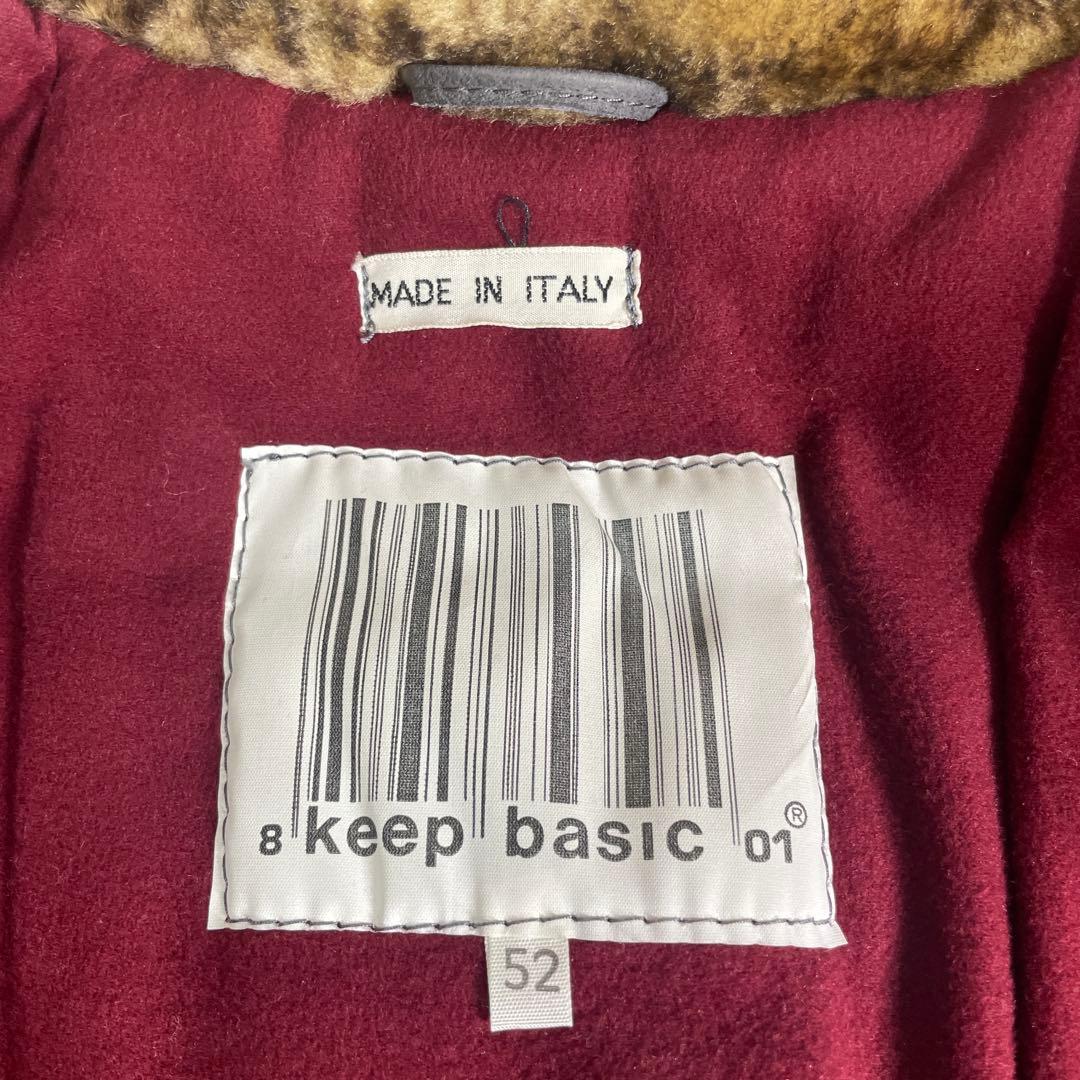 ユーロヴィンテージ　ペッカリー　レザージャケット　ririジップ　イタリア製