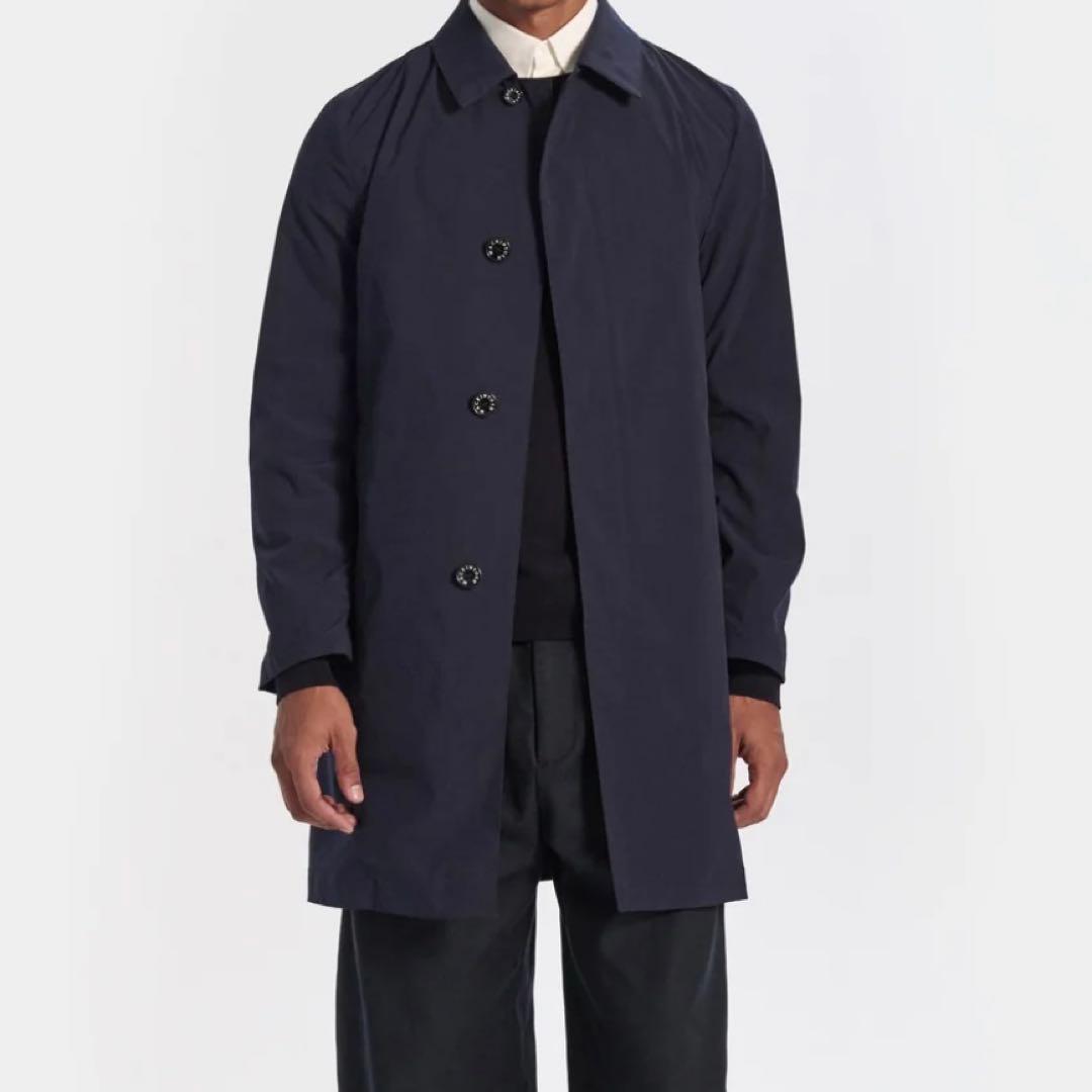 Mackintosh DUNKELDネイビー ステンカラーコート