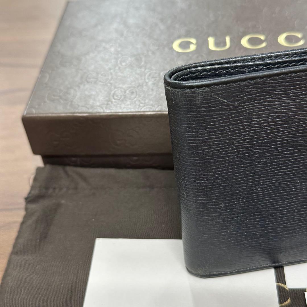 超良品‼️ グッチ　GUCCI 財布　二つ折り　折り財布　シェリーライン