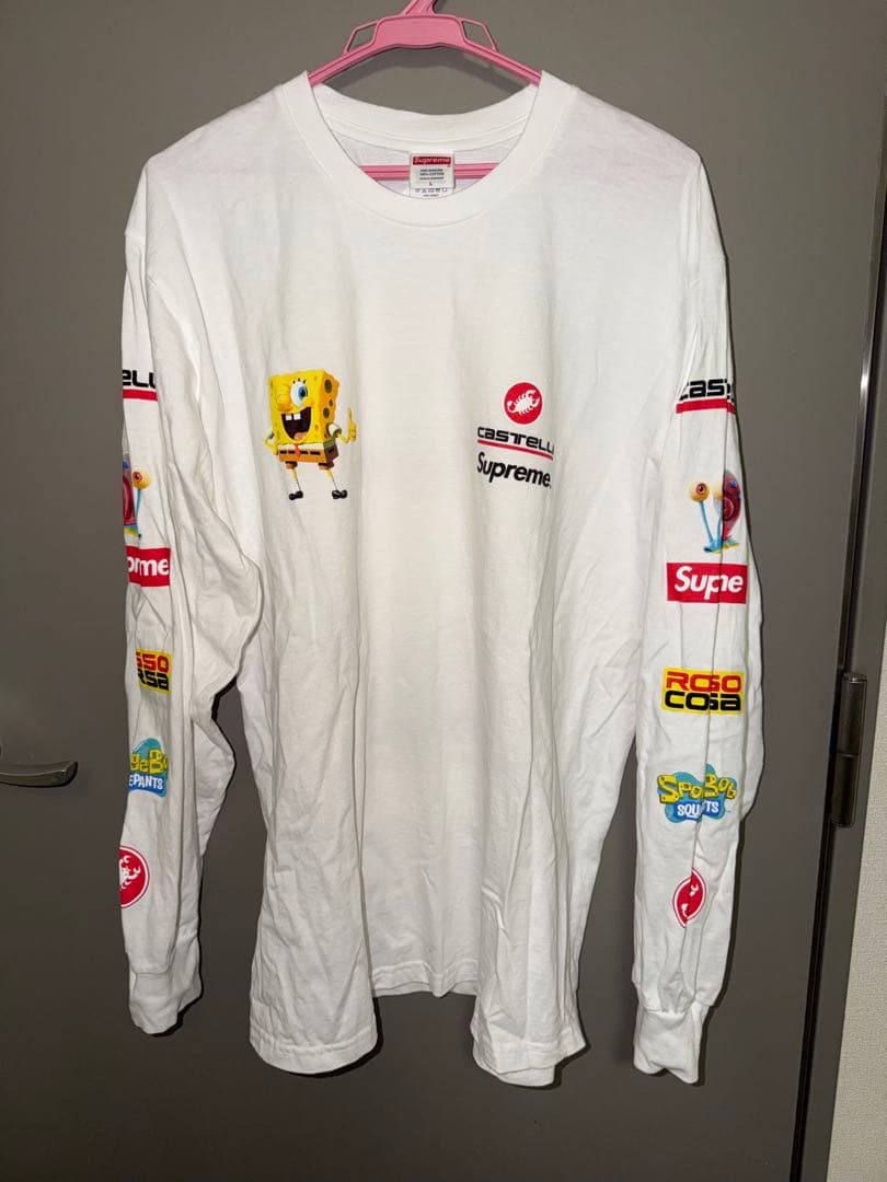Supreme スポンジボブ　ロンT Lサイズ