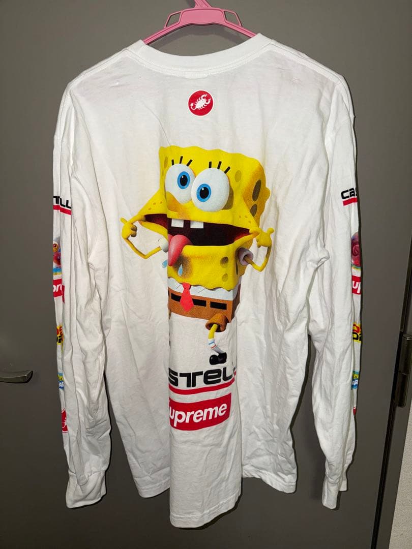 Supreme スポンジボブ　ロンT Lサイズ