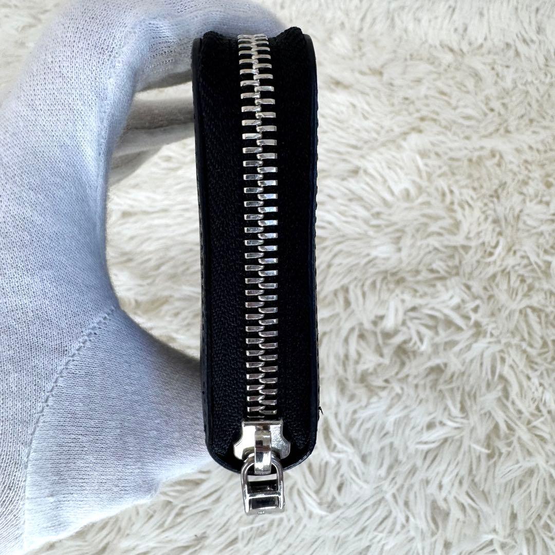 ペッレモルビダ ケース バルカ ラウンドファスナー レザー 黒