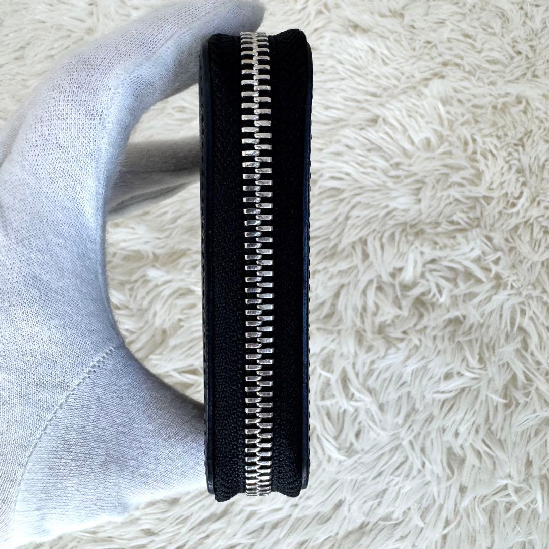 ペッレモルビダ ケース バルカ ラウンドファスナー レザー 黒