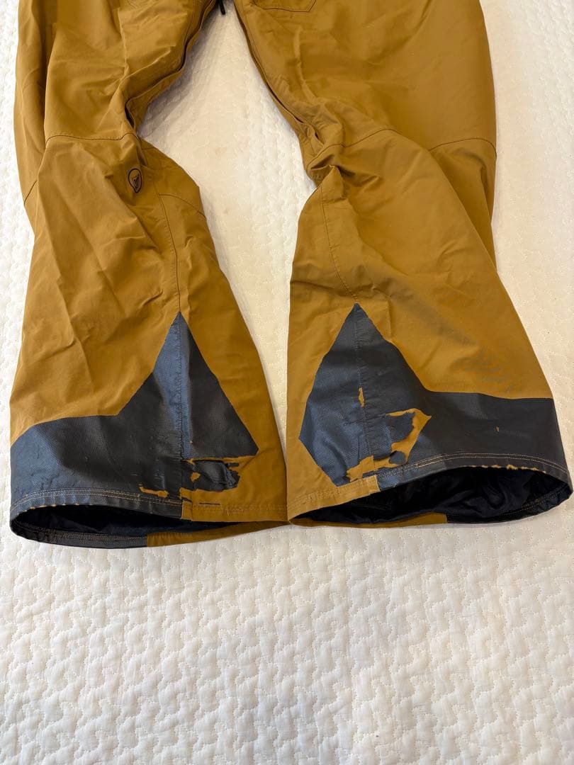 VOLCOM GORE-TEX ビブパンツ 防水オーバーオール ブラウン