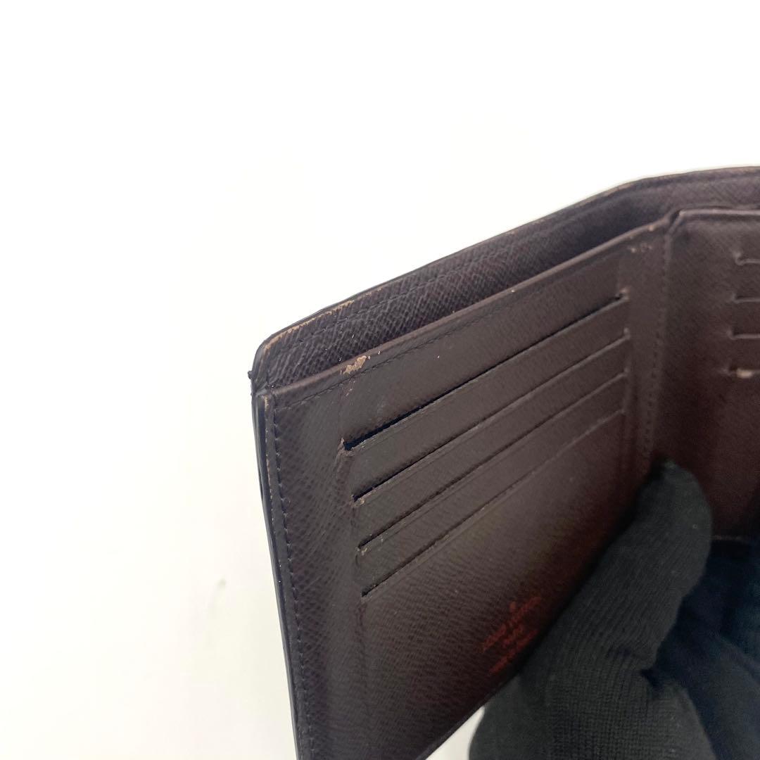 ルイヴィトン ダミエ ダミエ柄 ポルトフォイユ フロリン メンズ 二つ折り財布