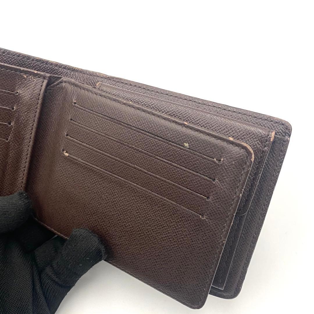 ルイヴィトン ダミエ ダミエ柄 ポルトフォイユ フロリン メンズ 二つ折り財布