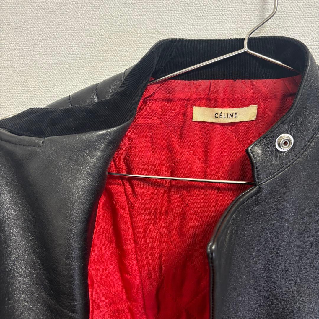 極美品 CELINE ライダース レザージャケット 36 フィービー期