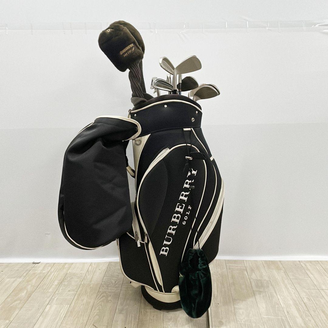 BURBERRY ゴルフ キャディバッグ ゴルフセット アイアン パター ウッド