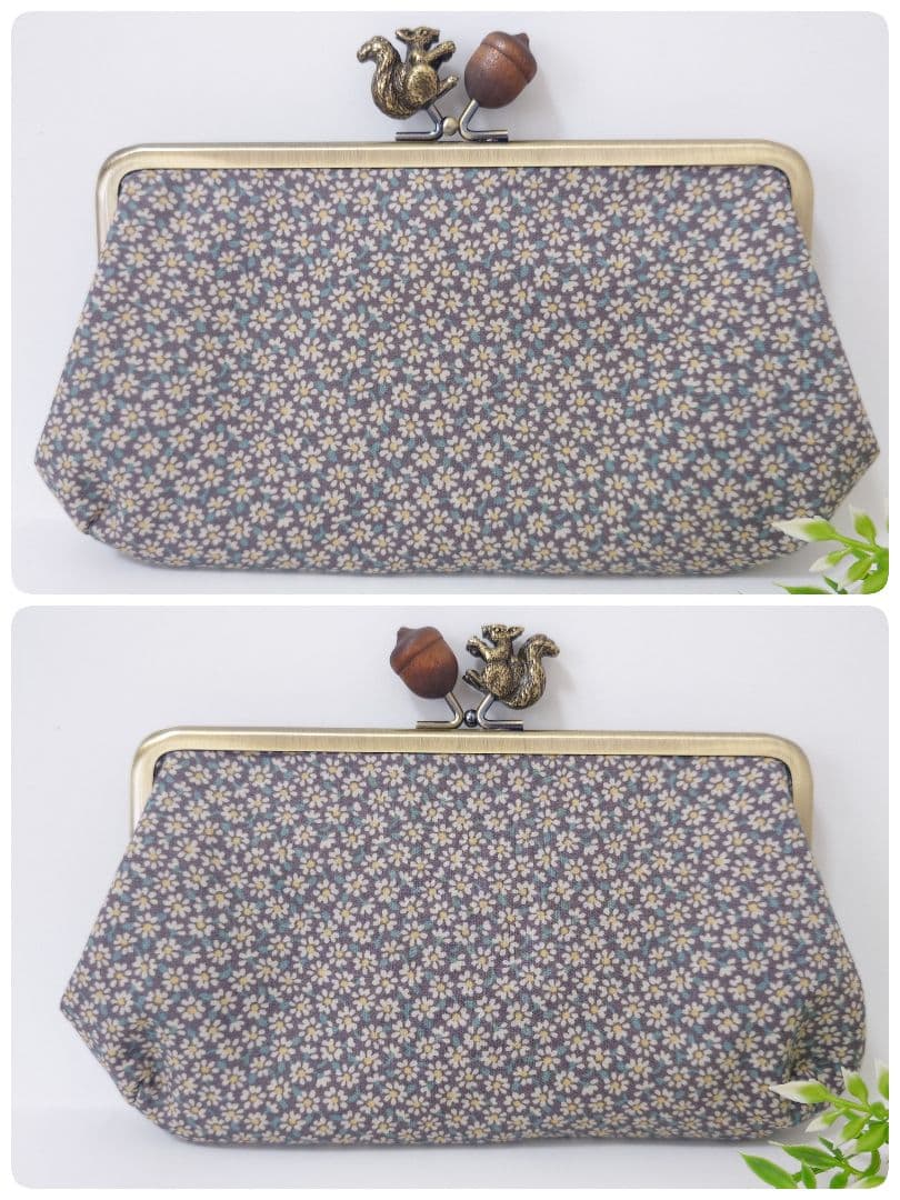 うさこ〜 リバティ リトルマーガレット がま口 ポーチ 3点