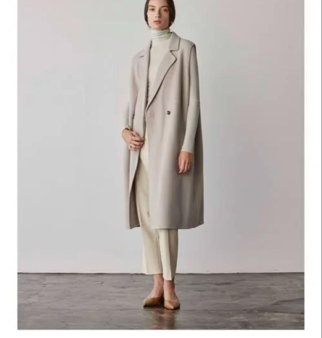 ソージュ　SOEJU ウールリバーロングジレ