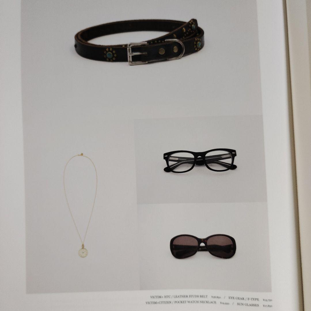 HTC × VICTIM　レザースタッズベルト　ブラック36