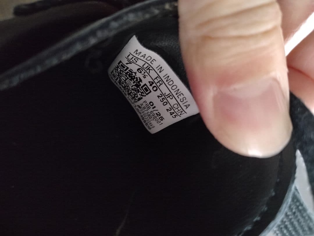 アディダス サンバ SAMBA BLACK/WHITE 25.0cm