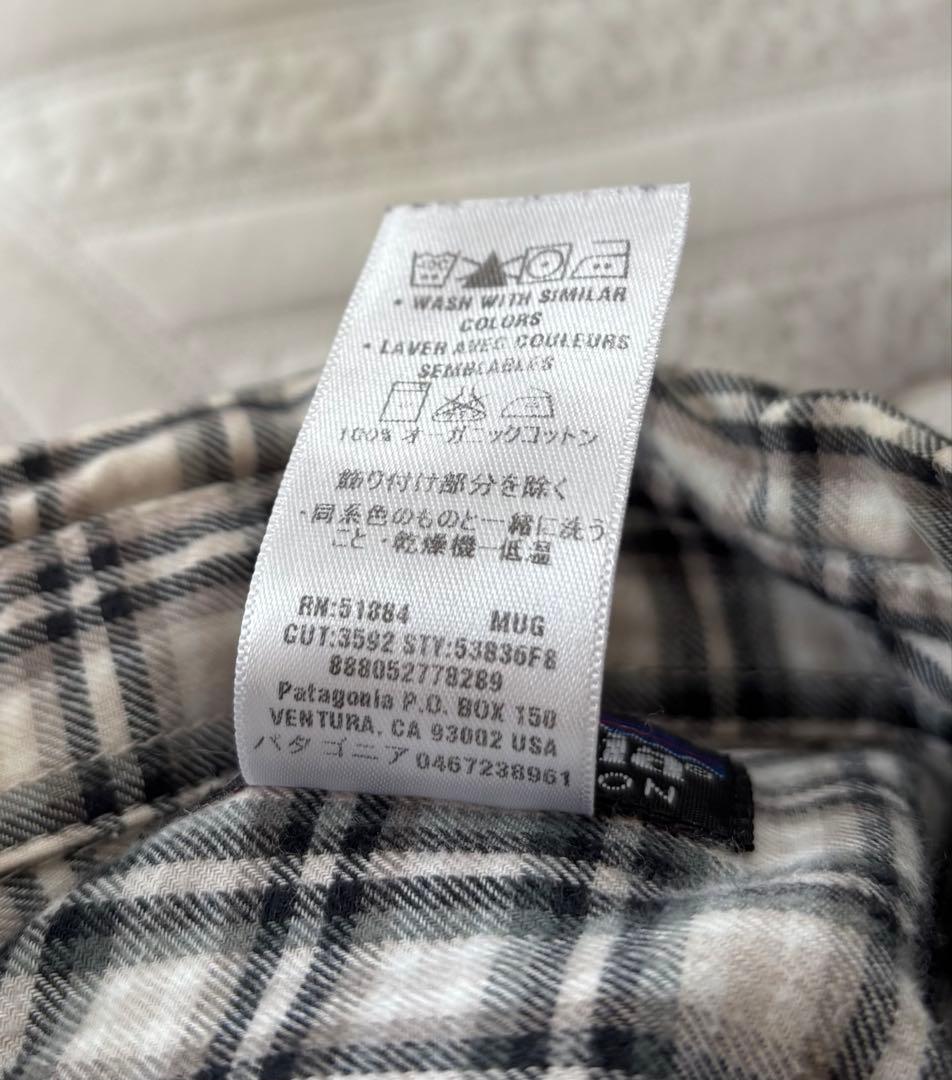 F8 patagonia チェックシャツ S オンブレ シャドー noroll