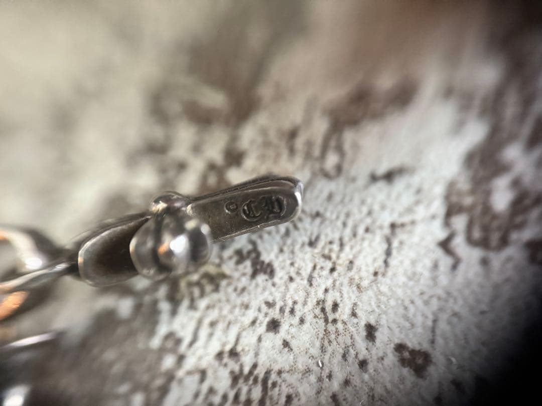 早い者勝ち！確実正規品　クロムハーツ　CHクロスベビーファットドロップイヤリング