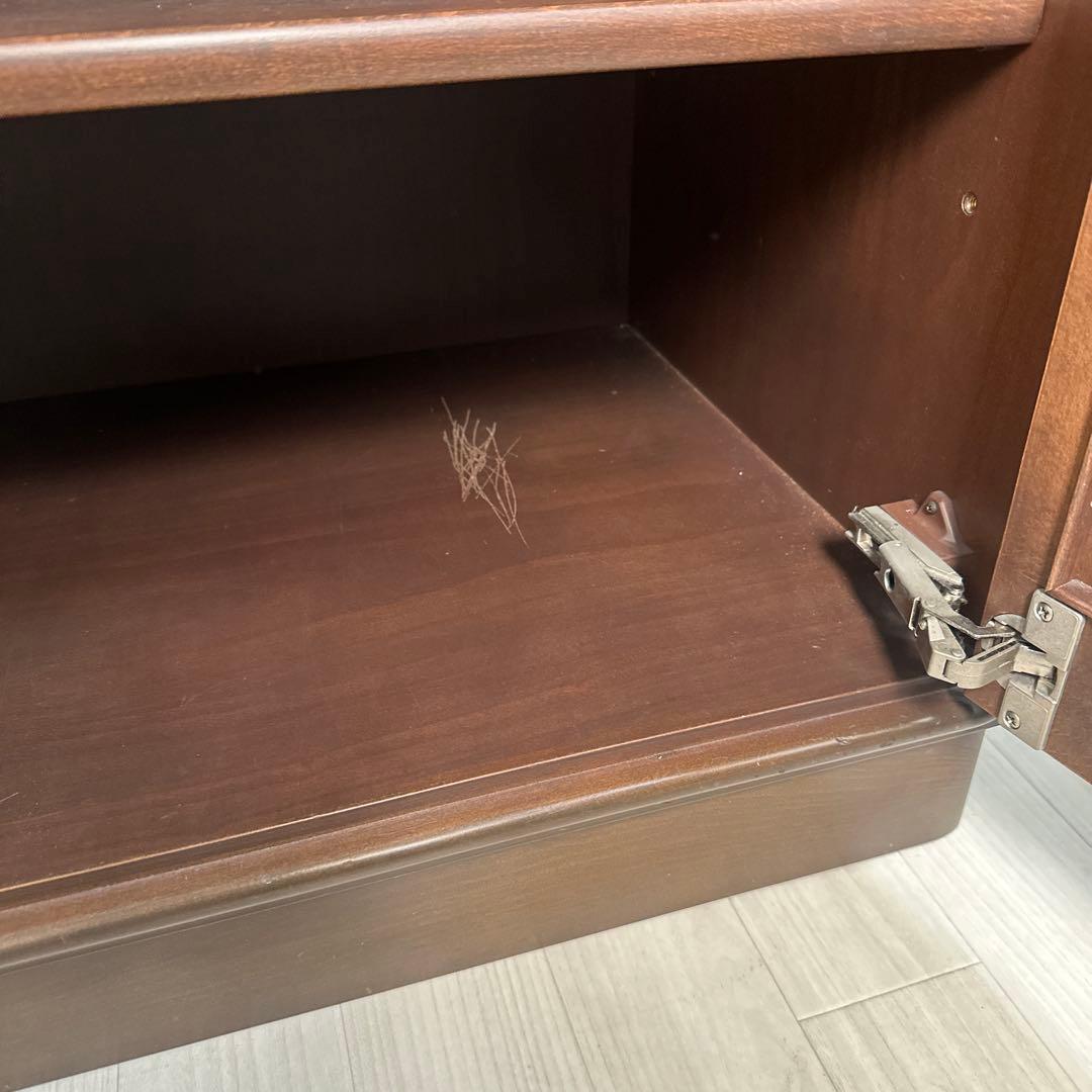 【訳あり】カリモク ドマーニ 希少品 飾り棚 キュリオケース 本棚 i4※