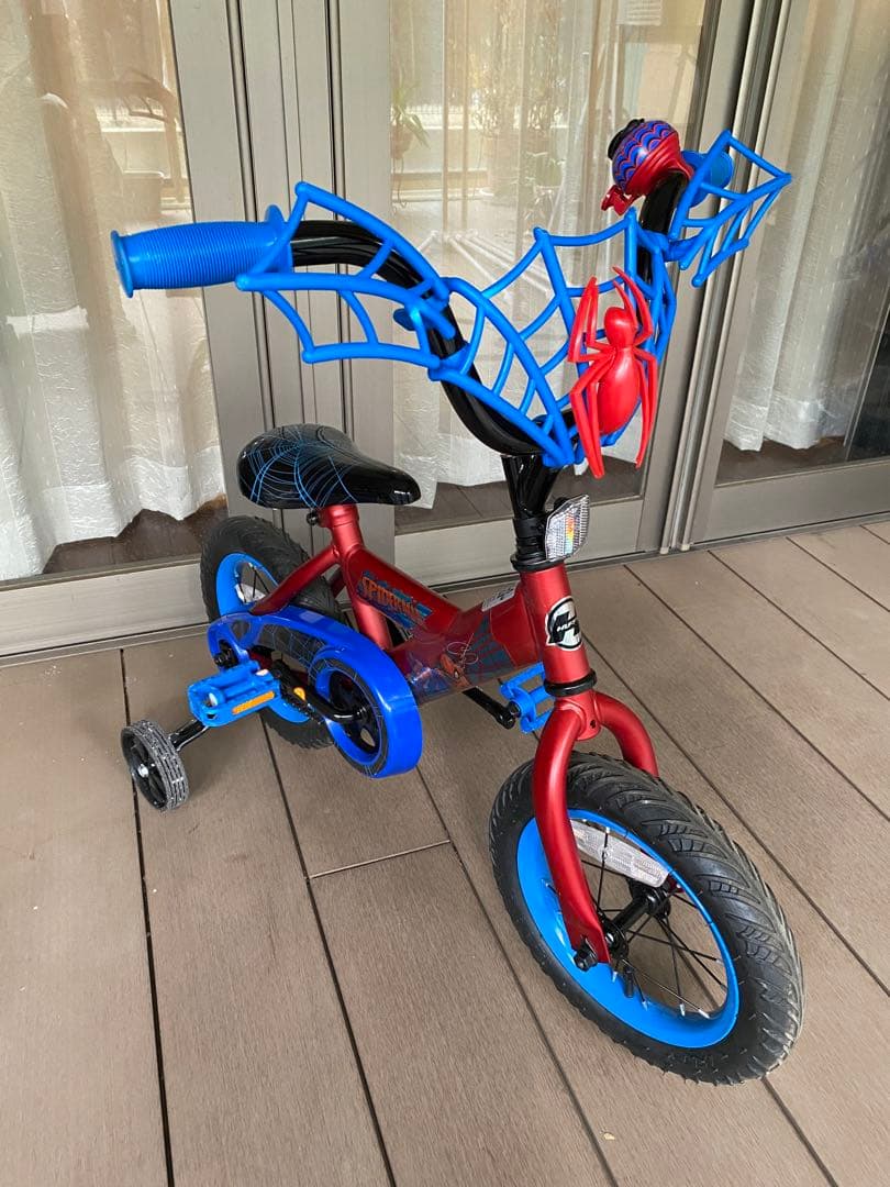 スパイダーマン 12インチ　子供自転車