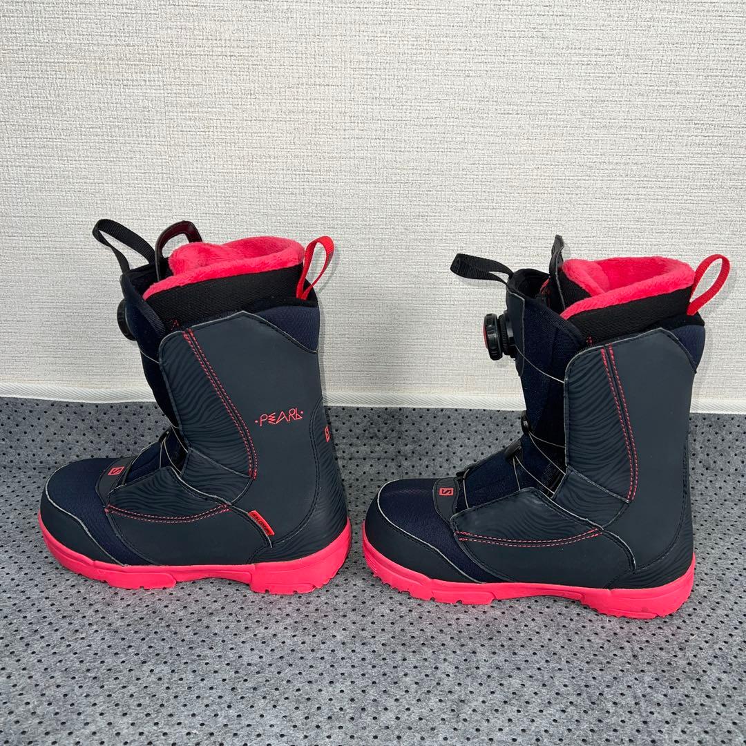 ２回使用 レディース 23cm SALOMON PEARL BOA ブーツ
