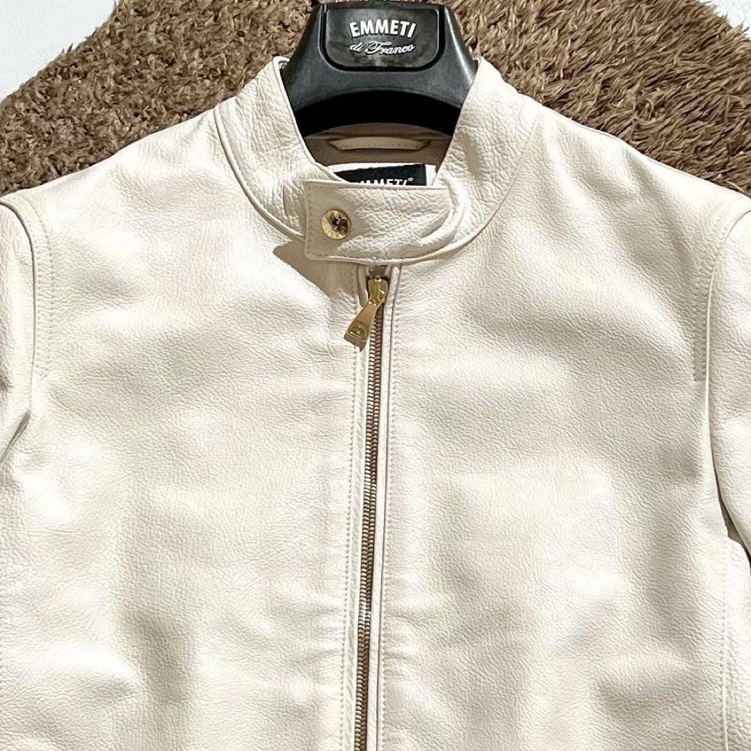 美品✨EMMETI JURI-GOLD SP CALF BURRO ライダース