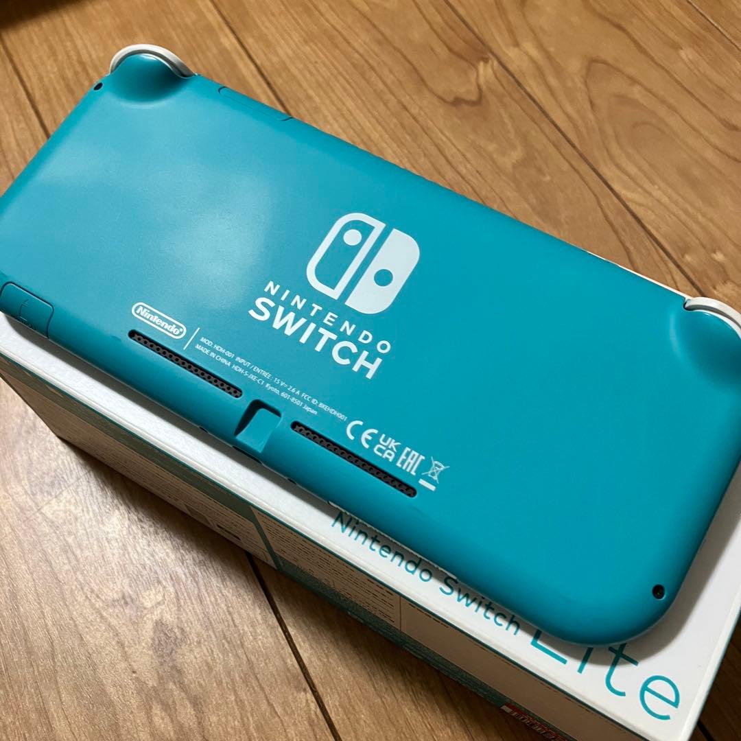 Nintendo Switch Lite ターコイズ 本体・ACアダプター・箱