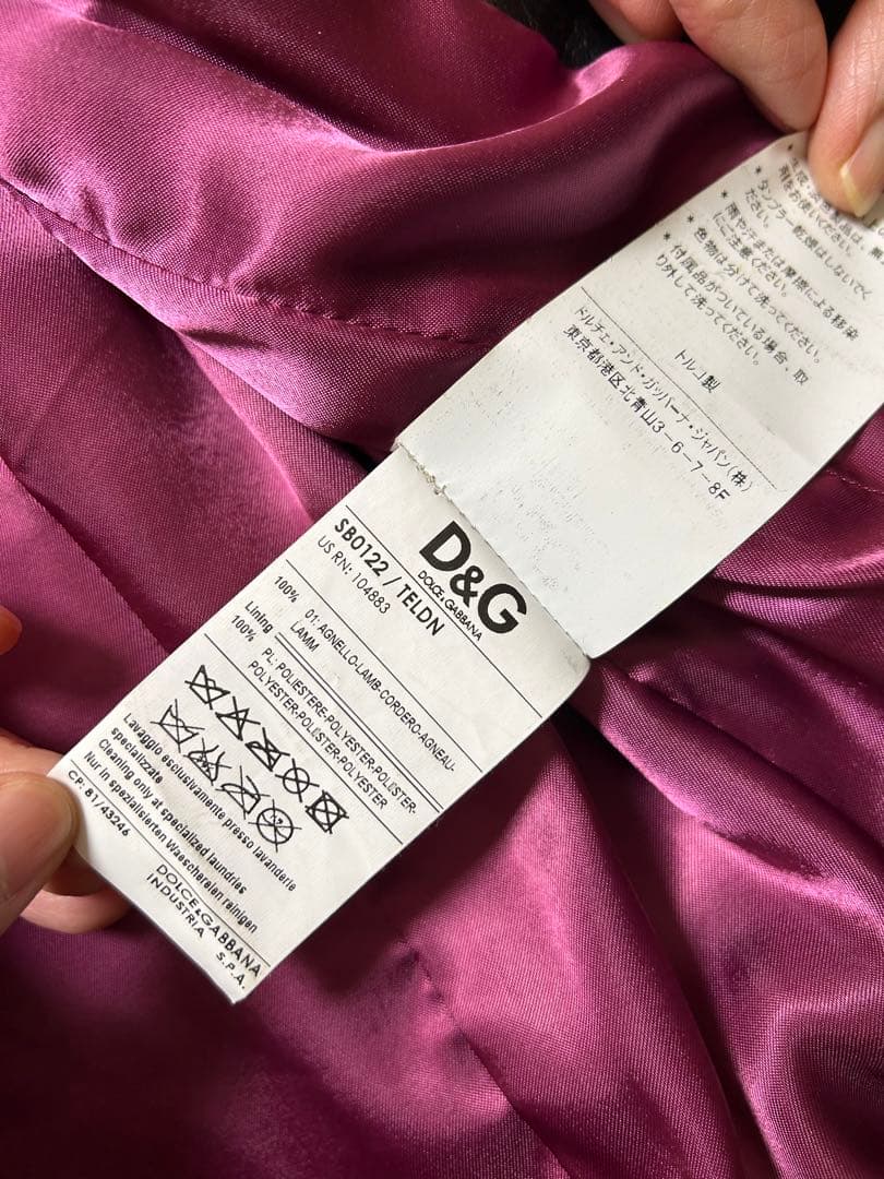D&G ライダースジャケット