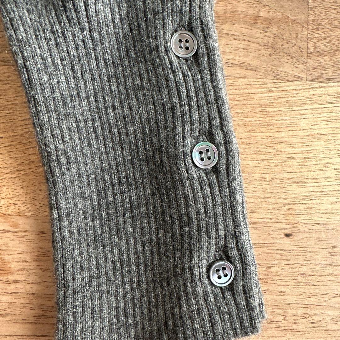 THOM BROWNE. グレー カーディガン