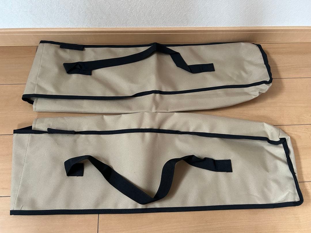 GROUSEグラウス　アウトドアローチェア　ブラック×2セット